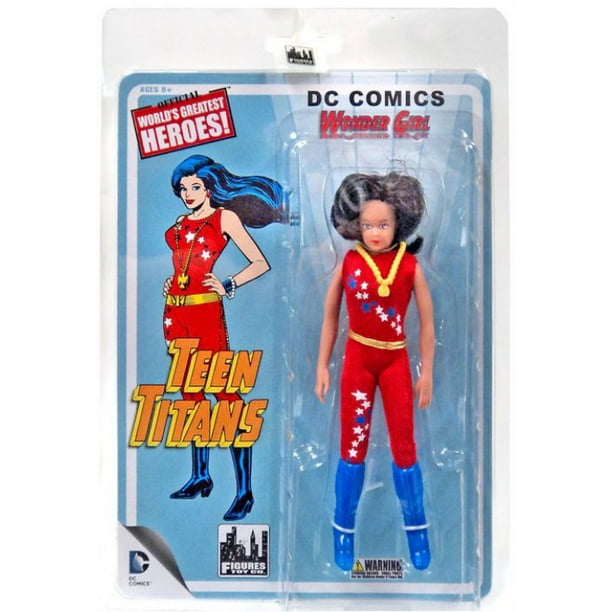 Teen Titans Wonder Girl 8 Inch Action Figure Retro Mego New FTC Teen Titans Wonder Girl 8 Inch Action Figure Retro Mego New FTC